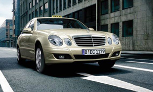 E-class Mercedes Benz Taxi
